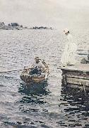 Anders Zorn sommarnoje France oil painting artist